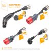 JUICE BOOSTER 2, EU EV Set, 4 Adapter (Typ-2, CEE32, CEE16, Schuko)