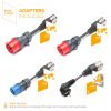 JUICE BOOSTER 2, EU Traveller Set, 4 Adapter (CEE32, CEE16, Camping, Schuko)